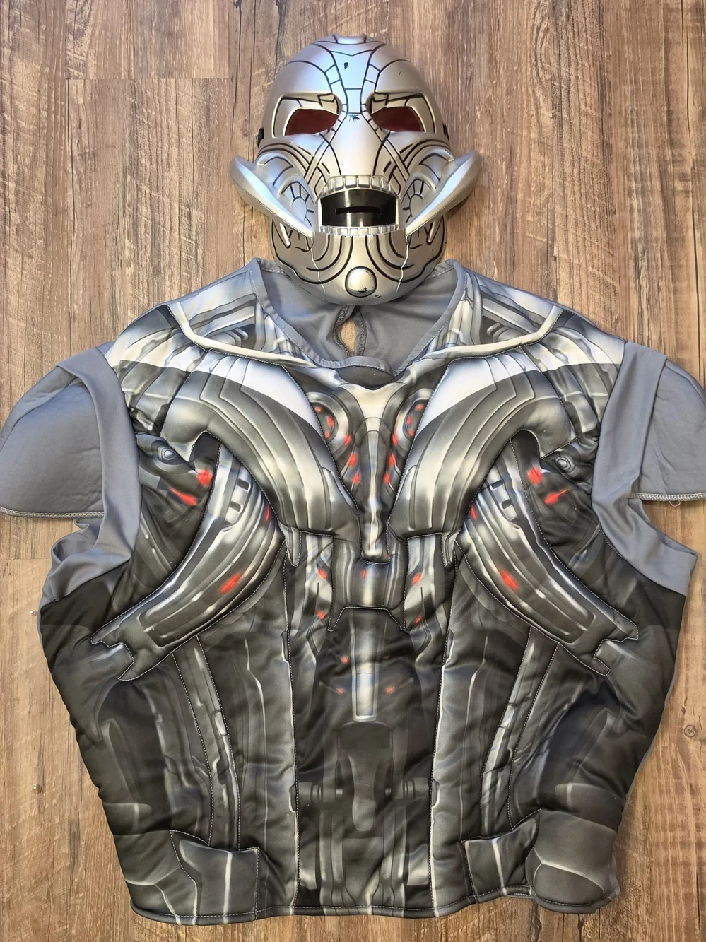 Marvel Avengers: Age of Ultron Costume Muscle Top & Mask Set Kids Size Extra XL